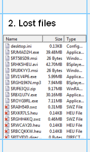 See deleted files and folders
